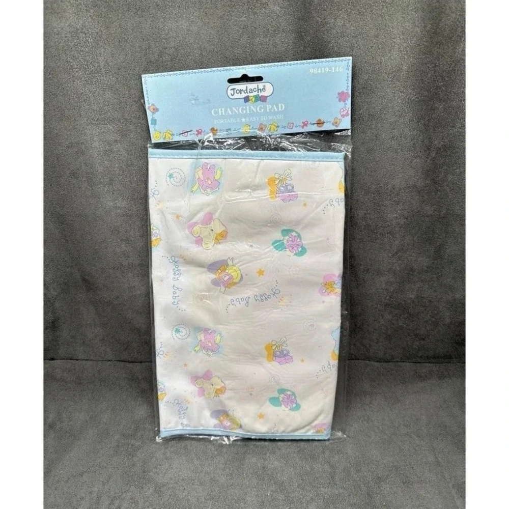 Vintage Jordache Vinyl Pastel Baby Changing Pad
